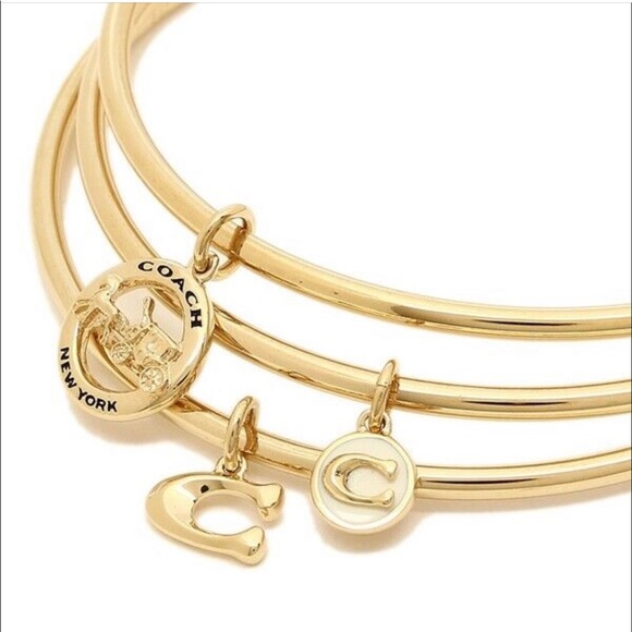 1 LEFT NWT COACH HORSE & CARRIAGE 3 BANGLES - Picture 2 of 4